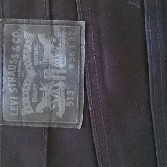 Levi's 513 36x32 Black Jeans - Picture 1 of 5